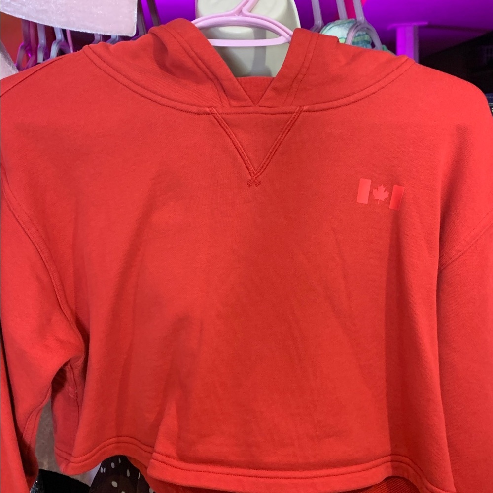 Red Chopped Lulu Sweater